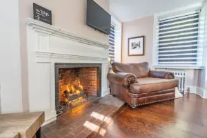 cozy fire place