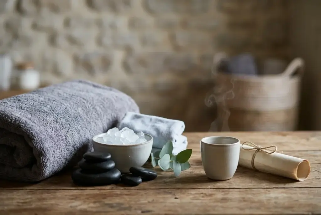 Professional header image for step-by-step guide: The Fire-and-Ice Wellness Sequence at Chimney Hill: A Pra...